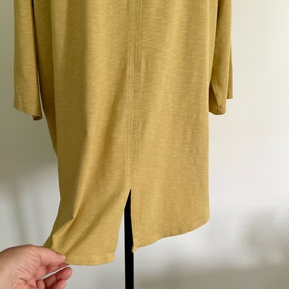 Cynthia Rowley long mustard top - Picture 7 of 8